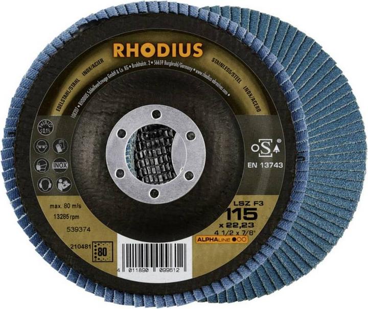 Actual product image Rhodius LSZ F3 serrated lock washer 115 x 22.23 - K80 (80)