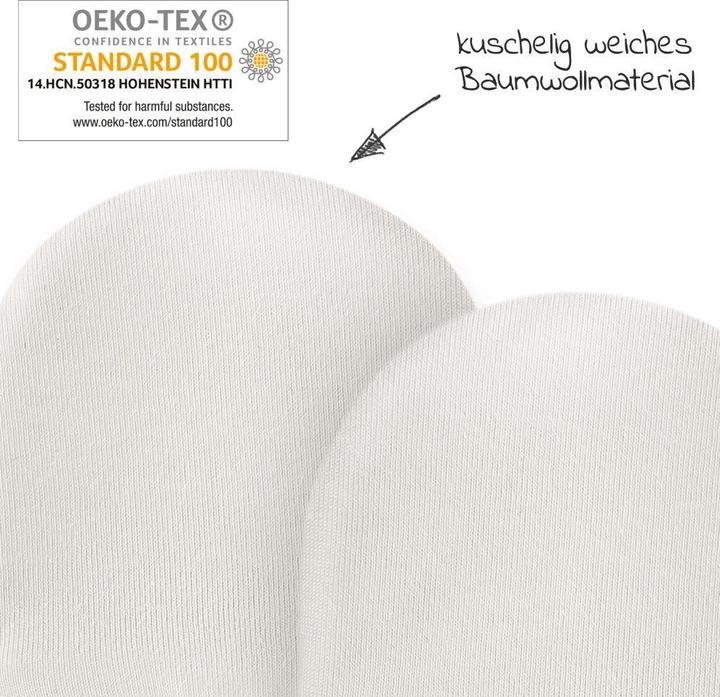 Image du produit La Loona LaLoona Gants & Moufles pour Bébé Moufles à gratter 3 paires Bébé - Blanc (Taille unique)