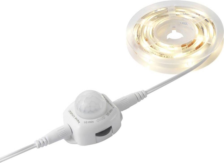 Produktbild No Name LED Strip mit PIR, 1.2 m (Warmweiss, 120 cm, Indoor)