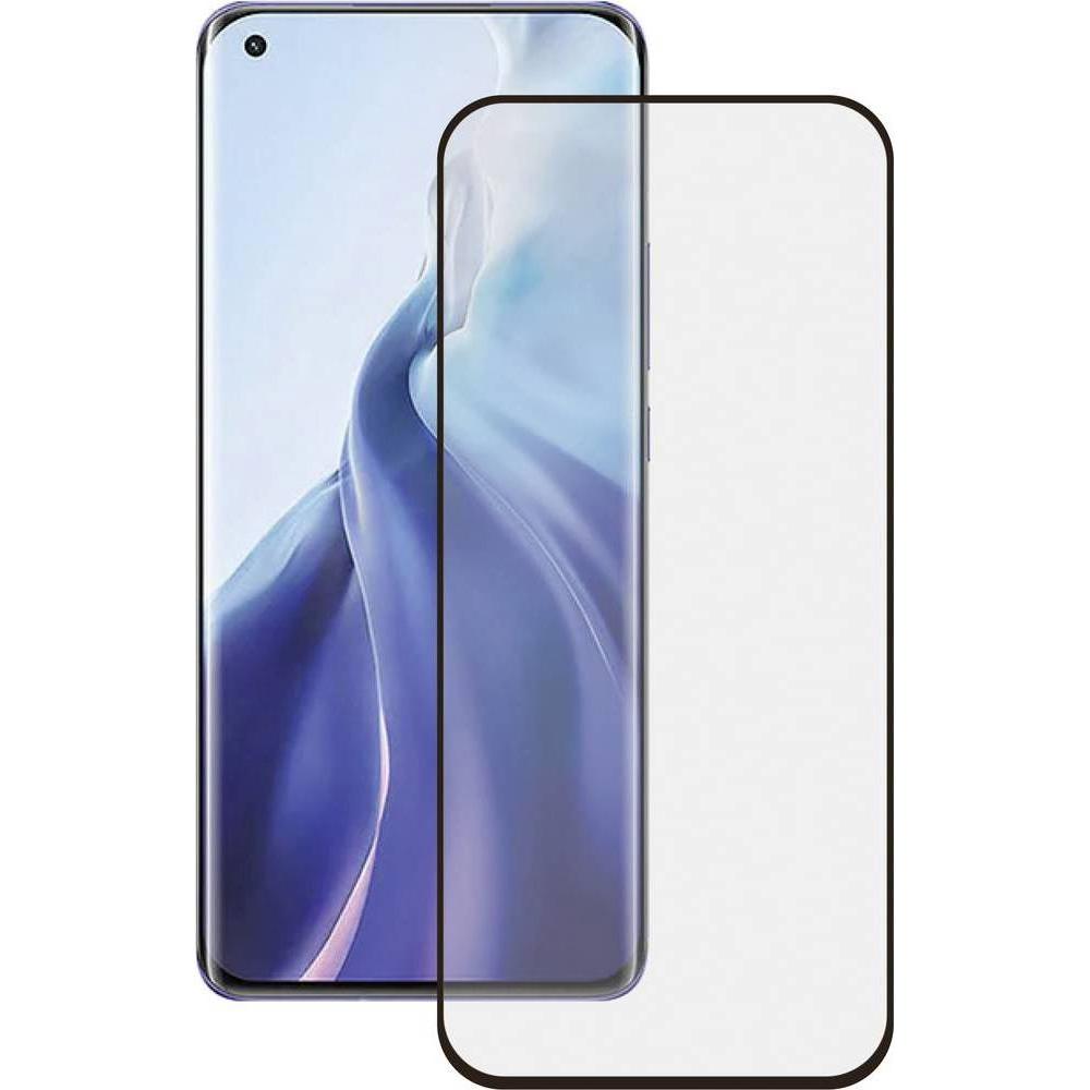 Teccus 3D Curved Fullscreen 2 Displayschutzgläser (2 Stück, Xiaomi Mi 11i, Xiaomi Mi 11 Pro), Smartphone Schutzfolie