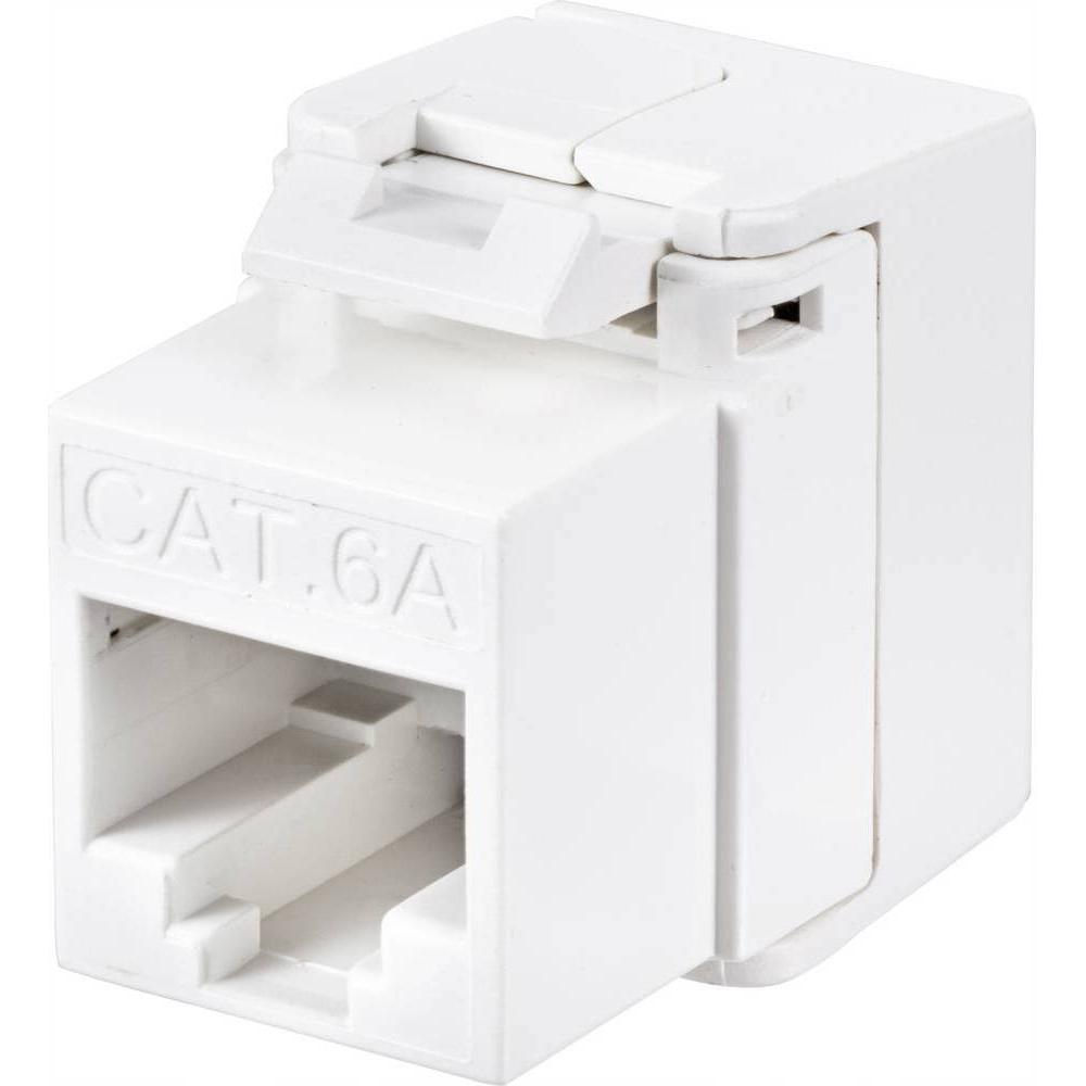 Renkforce RF-4531600 Drahtverbinder RJ45 Weiss (CAT6a), Netzwerkkabel
