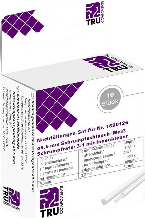 Immagine prodotto Tru Components Set di ricarica per tubi termorestringenti (10x)