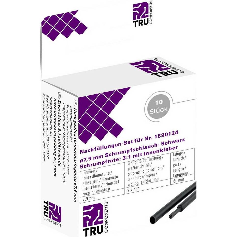 Tru Components, Schrumpfschlauch, Schrumpfschlauch-Nachfüll-Set (10 x)