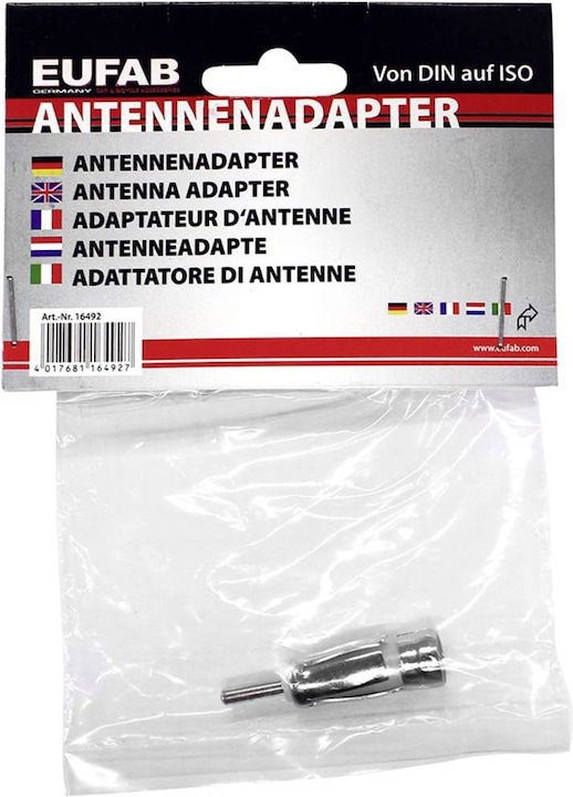 Actual product image Eufab Antenna adapter DIN to ISO