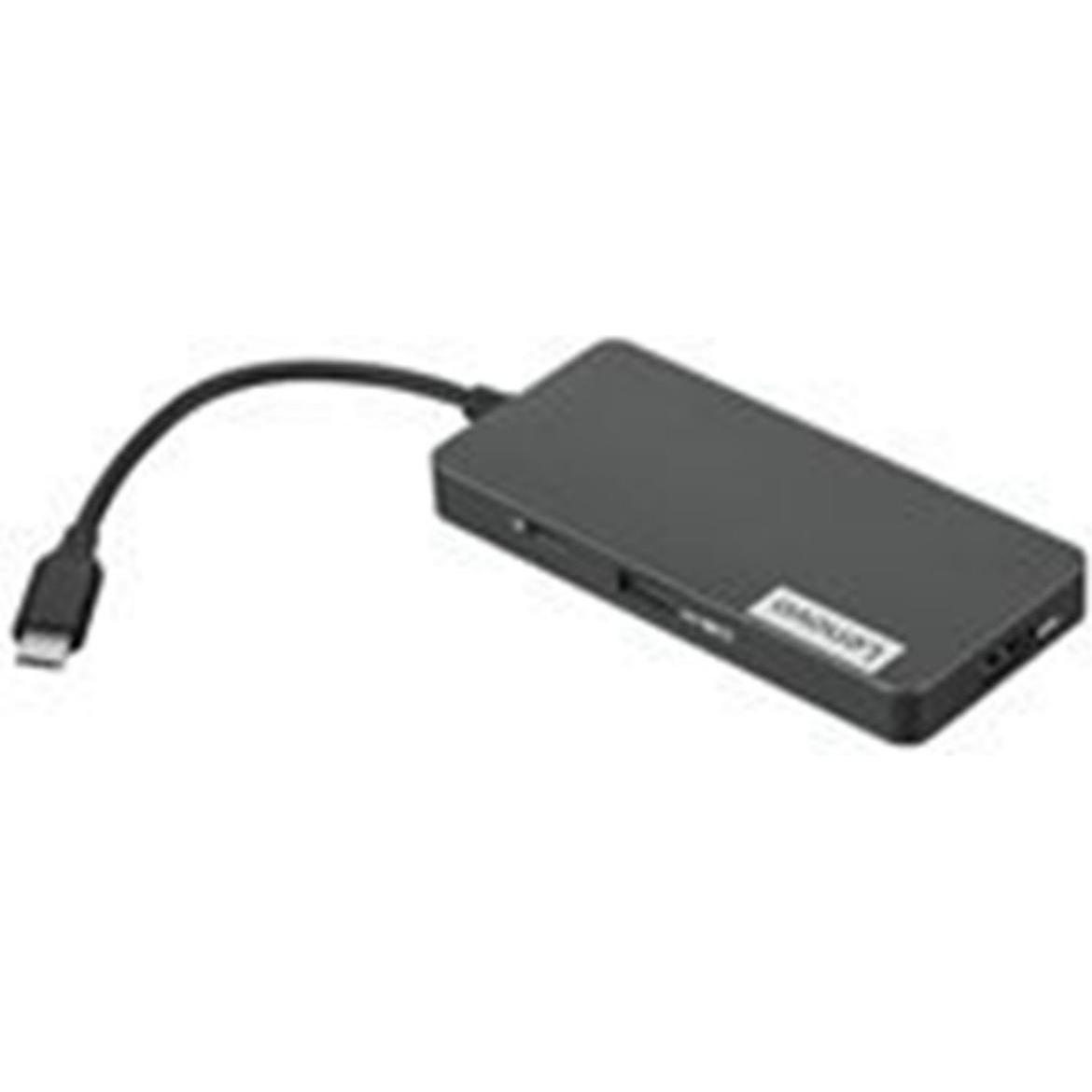 Lenovo USB-C 7-in-1 Hub (USB-C, 7 Ports), Dockingstation + USB Hub
