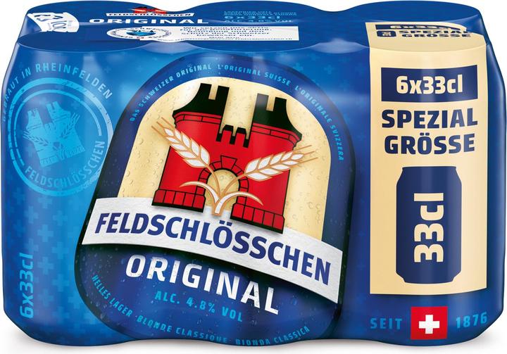 Image du produit Feldschlösschen Original 6x33cl (6 x 33 cl)