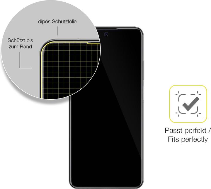 Actual product image Dipos Screen Protector Full-Cover 3D (2 pcs., ZTE Blade V40 Pro)