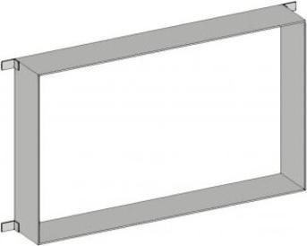 Actual product image Emco asis evo mounting frame for illuminated mirror cabinet 939707016 and 939708016
