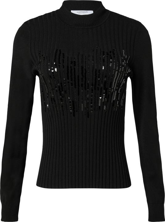 Produktbild Comma Strickpullover Slim-Fit-Strickpullover mit Pailletten (44)