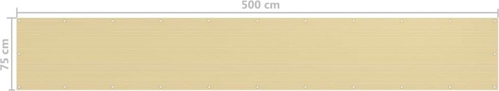 Image du produit VidaXL Écran de balcon (75 cm)