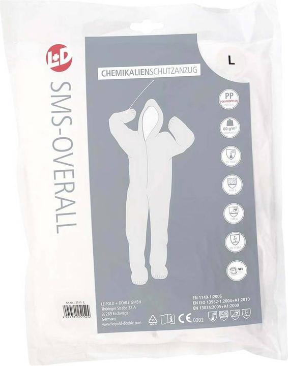 L+D Combinaison PP CleanGo (3XL)