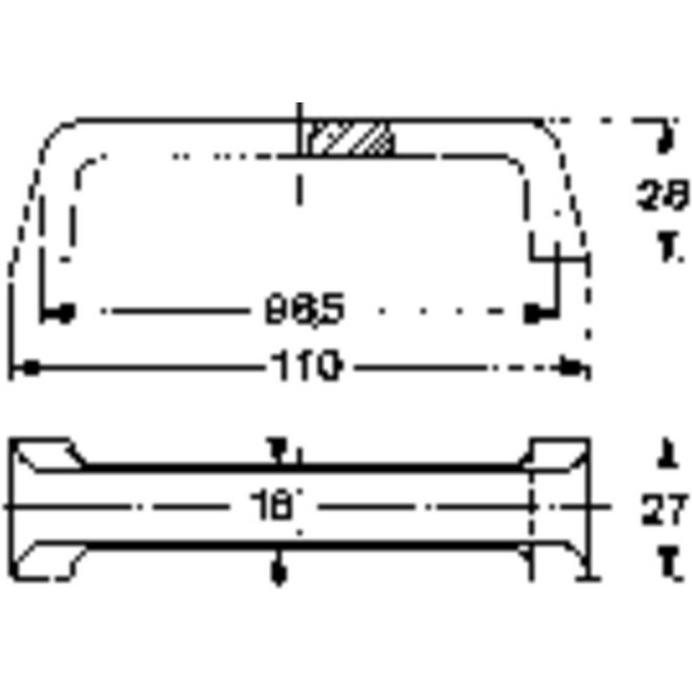 Thumbnail - Mentor Tragegriff aus ABS (Diverse), Elektronikzubehör + Gehäuse, Schwarz