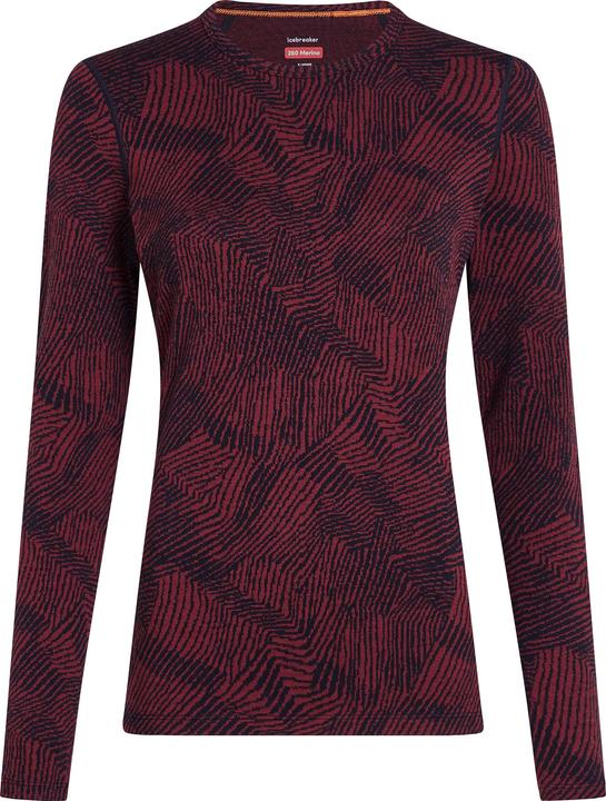 Produktbild Icebreaker Women's 260 Vertex L/S Crewe Frozen Forms (XL)
