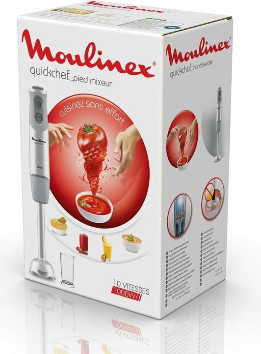Productafbeelding Moulinex BATIDORA DE MANO DD65AD10 QUICKCHEF 1000W METssLIC