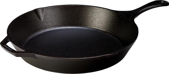 Actual product image Lodge Braadpan met handvat L12SK3 (Frying pan, Cast iron, 33.60 x 7.14 cm)
