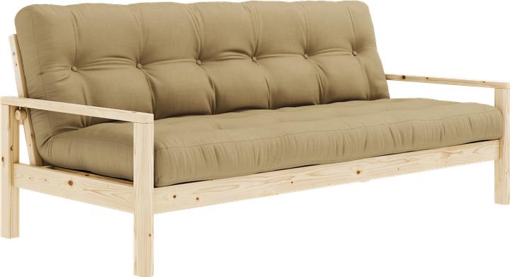 101 Clear Lacquered Pine / 758 Wheat Beige