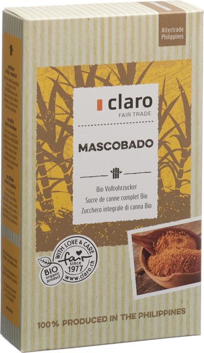 Produktbild Claro Vollrohrzucker Mascobado 500 g (500 g)