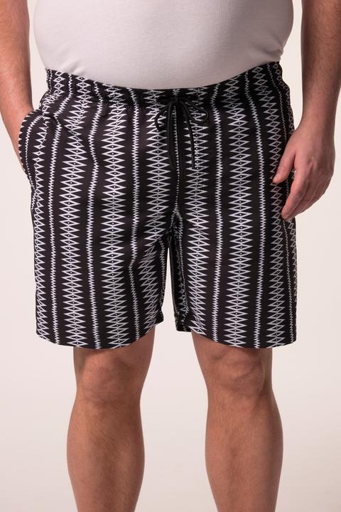 Actual product image Men+ Badeshorts, Bauchfit, Alloverprint, Elastikbund (7XL)
