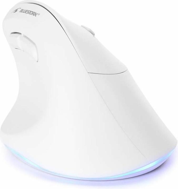 Actual product image Bluestork Ergo Lumi Right - Blanc (Wireless)