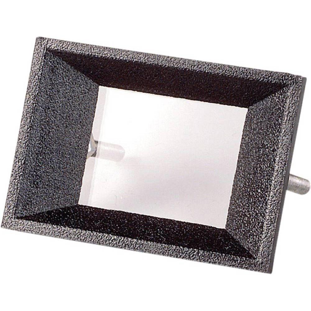 Strapubox AR 2 Telaio anteriore Nero Adatto per Display LCD 2-cifre ABS, Aktive Bauelemente, Schwarz