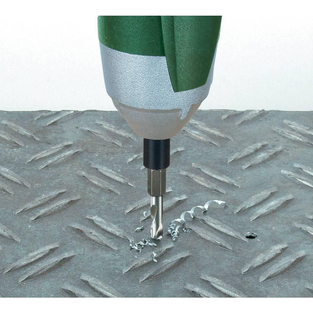 Thumbnail - wolfcraft, Bohrereinsatz, Metallbohrer HSS geschliffen, Sechskant-Schaft, Ø 2 mm (2 Millimeter)