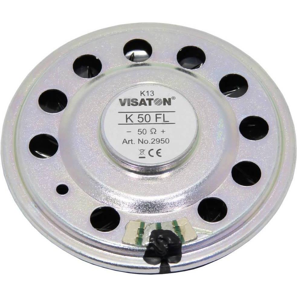 Thumbnail - Visaton Kleinlautsprecher 5 cm K 50 FL - 50 Ohm, Lautsprecher Bauteile, Schwarz