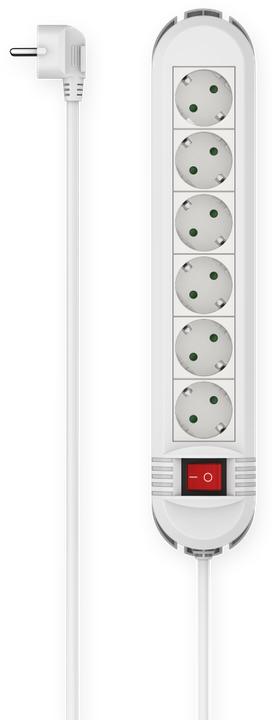 Actual product image Hama 00223035 Intelligent power strip 6 AC outputs 1.5 m (6x, CEE 7/3, 1.50 m)