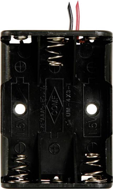 Productafbeelding Velleman Batterijhouder 3x Micro, kabel