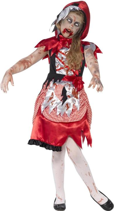 Actual product image Smiffys Girls Zombie Miss Hood Costume Set (128, 134)
