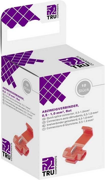 Actual product image Tru Components Cable connector, 0.5mm² - 1 mm² - 10 pcs.