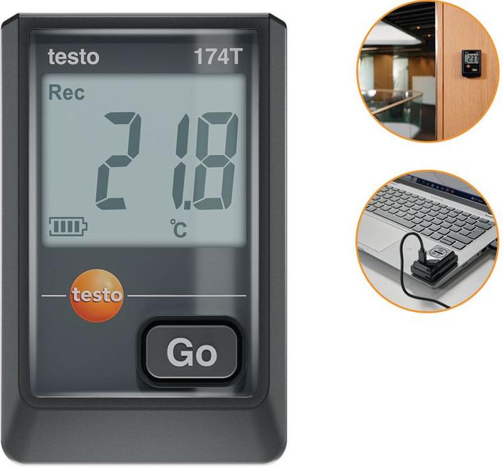 Actual product image Testo Mini data logger 174 T / USB-C