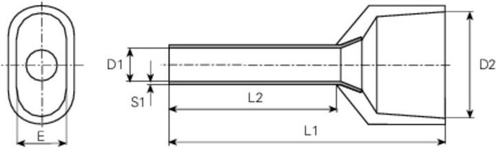 Actual product image Vogt Verbindungstechnik DUO - Wire end ferrules with plastic collar