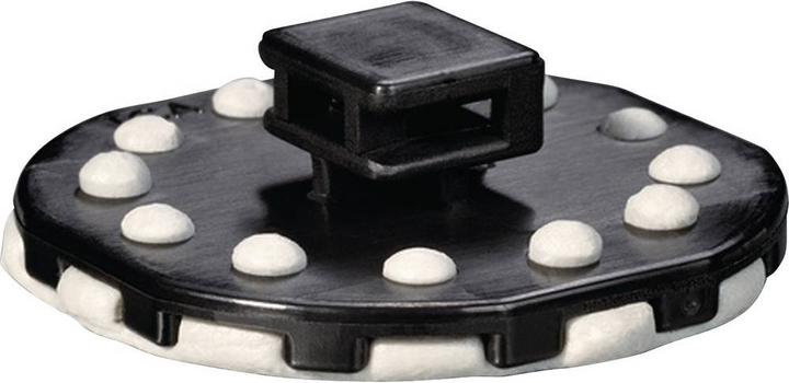 Actual product image HellermannTyton Base PMB5-HS-BK-C1 for paste adhesive (36 mm, 100 pcs.)