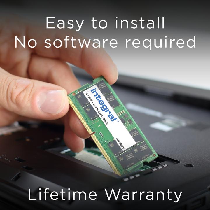 Actual product image 8GB SODIMM DDR5 5600MHZ UNBUFF NON-ECC (1 x 8GB, 5600 MHz, DDR5 RAM, SO-DIMM)