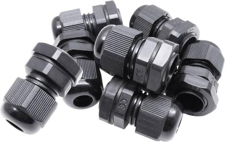 Produktbild Quadrios Mini-Kabelverschraubungs-Sortiment, - PG 9 8 Stück