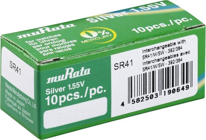 Murata Knopfzellen 384 (10 Stk., 45 mAh)