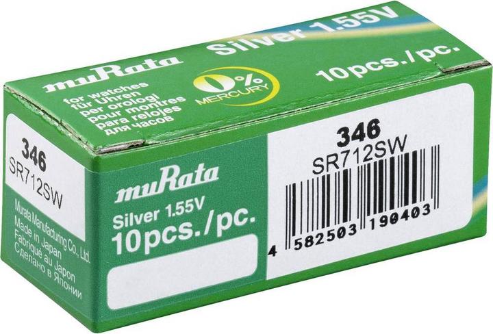 Murata Button cells 346 (10 pcs., 9.50 mAh)