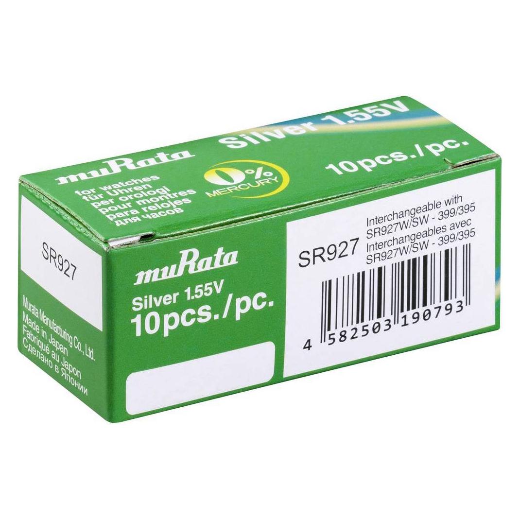 Murata Knopfzellen 395 (10 Stk., 52 mAh), Batterien + Akkus