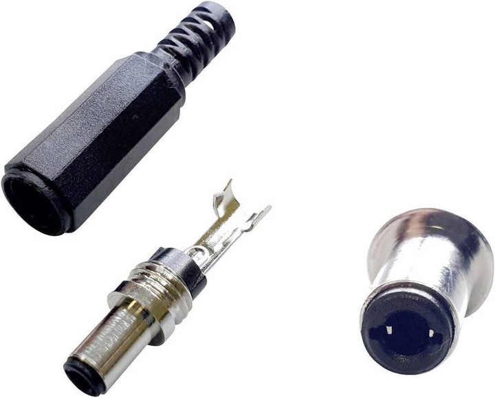 Produktbild BKL Electronic DC-Stecker 2.5mmx5.5mmx9.5mm, mit Federkontakt