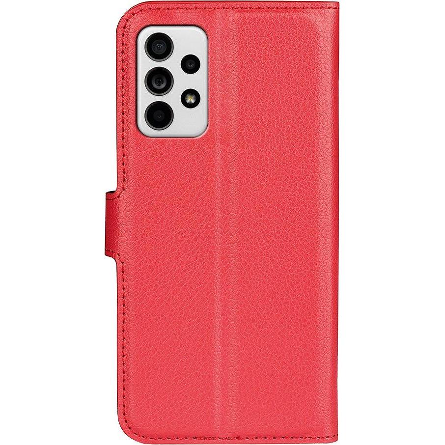 Thumbnail - Cover-Discount Galaxy A33 5G - Leder Etui Hülle rot (Samsung Galaxy A33 5G), Smartphone Hülle, Rot