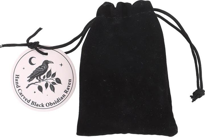 Produktbild Something Different Ornament Black Obsidian Raven