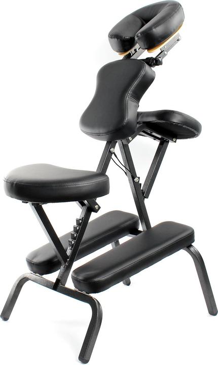 Wiltec Chaise de massage Toboli pliable 120 kg chaise de tatouage mobile chaise de traitement portable
