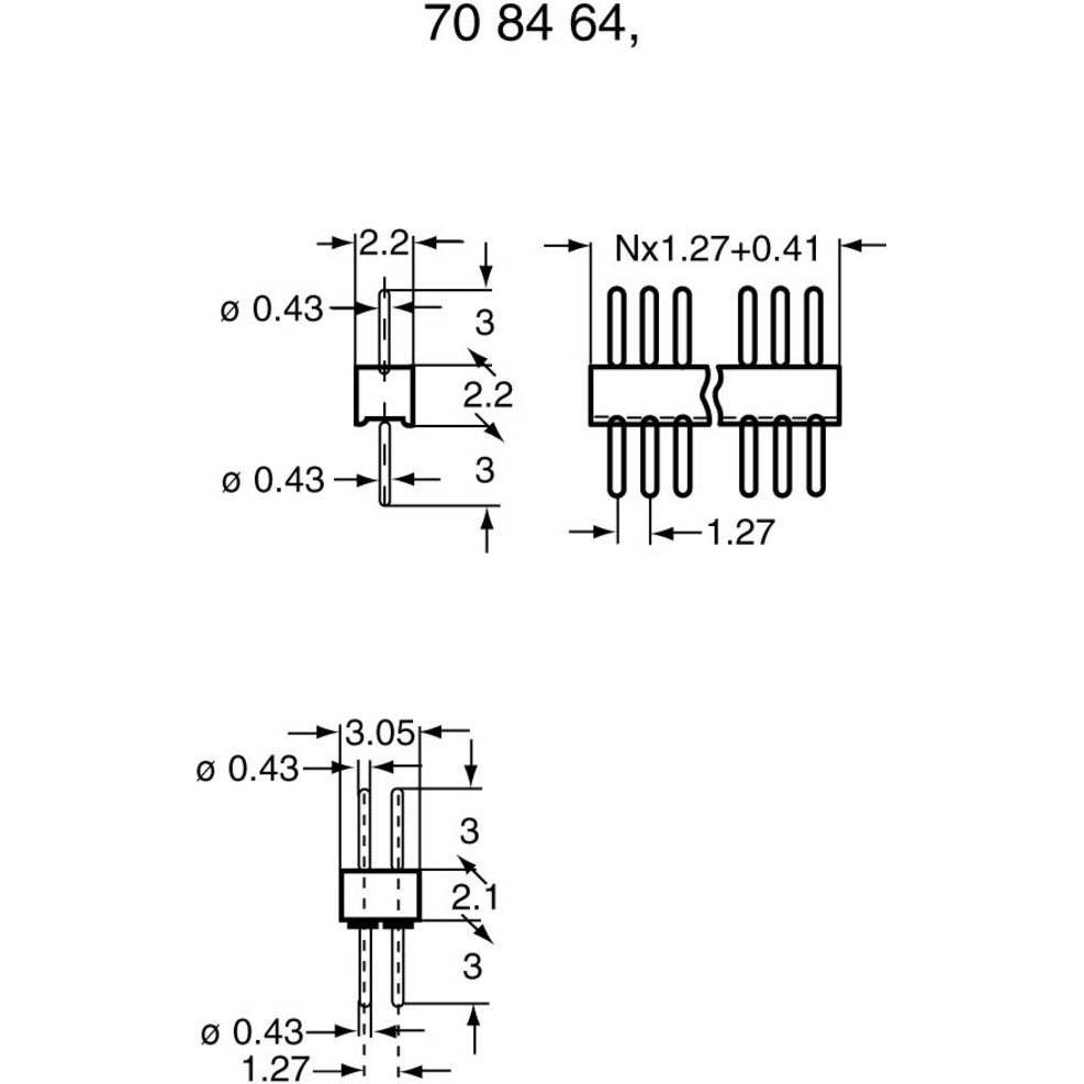 Thumbnail - BKL Electronic Stiftleiste, Elektronikkabel + Stecker, Schwarz