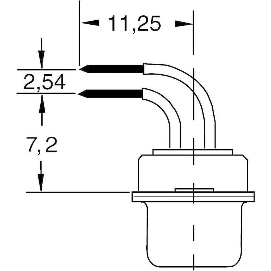 Thumbnail - BKL Electronic D-SUB, 90º abgewinkelt, Elektronikkabel + Stecker, Silber