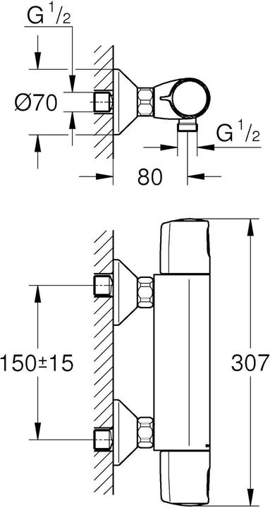 Actual product image Grohe FG Precision Trend New BR-Therm.chr