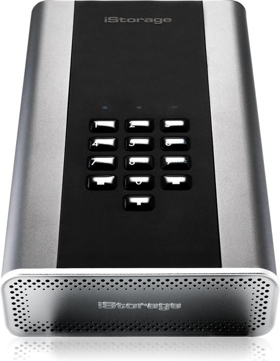 Produktbild iStorage diskAshur DT² - Festplatte - verschlüsselt - 12 TB - extern (tragbar) (12 TB)