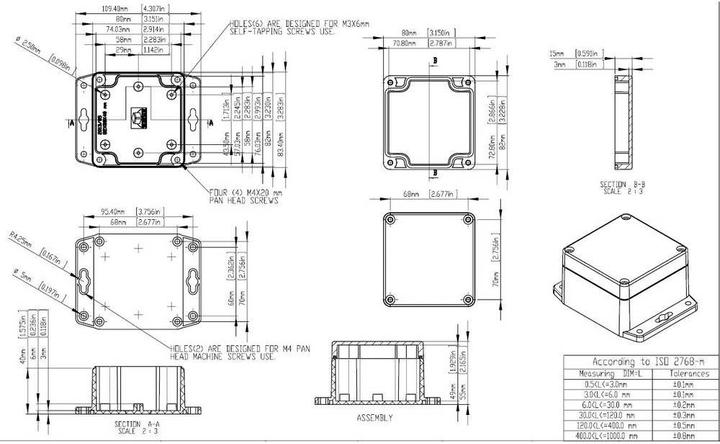Actual product image Gainta Universal housing (Housing)