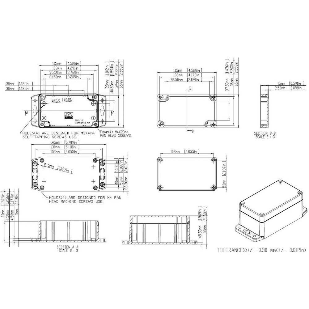 Thumbnail - Gainta Universal-Gehäuse (Gehäuse), Elektronikzubehör + Gehäuse, Grau