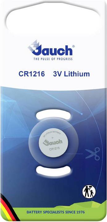 Actual product image Jauch Lithium button cell (1 pcs., CR1216, 30 mAh)