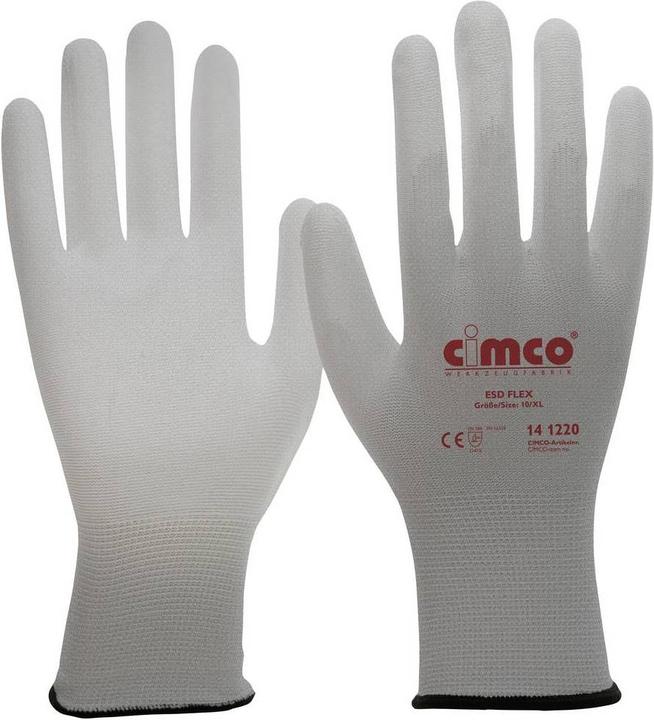 Cimco Antistatikhandschuh ESD Flex Grösse 9/L (9, L)